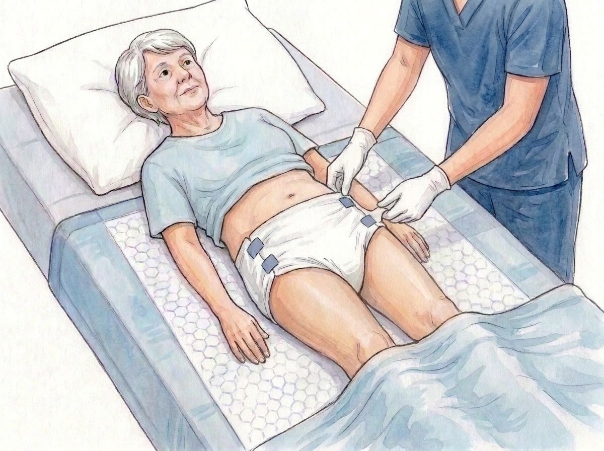 9. Remonter le panneau avant sur le ventre, barrières dans l'aine